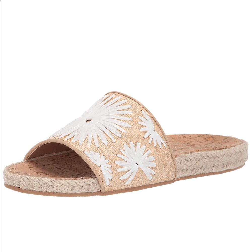 Jack Rogers Bettina Raffia Slide Size 7